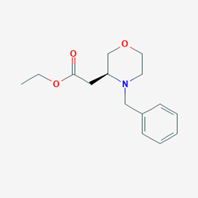 Picture of (S)-Ethyl 2-(4-benzylmorpholin-3-yl)acetate