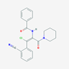 Picture of (Z)-N-(1-Chloro-1-(2-cyanophenyl)-3-oxo-3-(piperidin-1-yl)prop-1-en-2-yl)benzamide