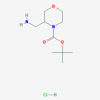 Picture of tert-Butyl 3-(aminomethyl)morpholine-4-carboxylate hydrochloride