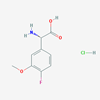 Picture of (S)-2-Amino-2-(4-fluoro-3-methoxyphenyl)acetic acid hydrochloride