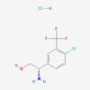 Picture of (S)-2-Amino-2-(4-chloro-3-(trifluoromethyl)phenyl)ethanol hydrochloride