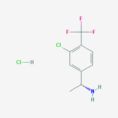 Picture of (R)-1-(3-Chloro-4-(trifluoromethyl)phenyl)ethanamine hydrochloride