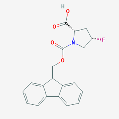 Picture of (2S,4S)-1-(((9H-Fluoren-9-yl)methoxy)carbonyl)-4-fluoropyrrolidine-2-carboxylic acid