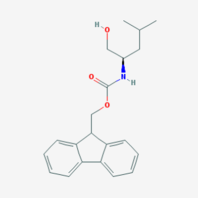 Picture of (R)-(9H-Fluoren-9-yl)methyl (1-hydroxy-4-methylpentan-2-yl)carbamate