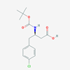 Picture of (R)-3-((tert-Butoxycarbonyl)amino)-4-(4-chlorophenyl)butanoic acid