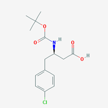 Picture of (R)-3-((tert-Butoxycarbonyl)amino)-4-(4-chlorophenyl)butanoic acid