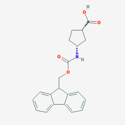 Picture of (1S,3R)-3-((((9H-Fluoren-9-yl)methoxy)carbonyl)amino)cyclopentanecarboxylic acid