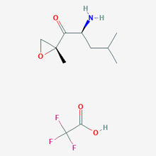 Picture of (S)-2-Amino-4-methyl-1-((R)-2-methyloxiran-2-yl)pentan-1-one 2,2,2-trifluoroacetate