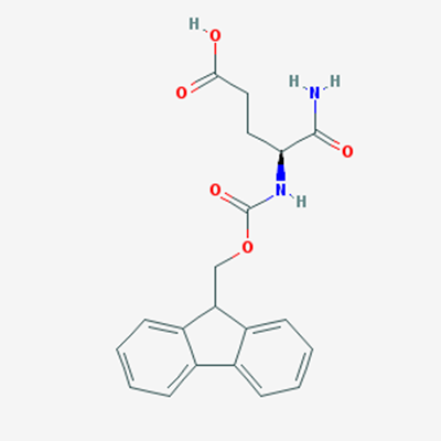 Picture of (S)-4-((((9H-fluoren-9-yl)methoxy)carbonyl)amino)-5-amino-5-oxopentanoic acid