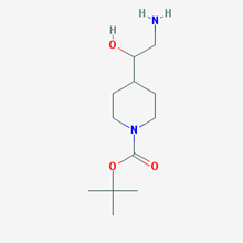 Picture of tert-Butyl 4-(2-amino-1-hydroxyethyl)piperidine-1-carboxylate