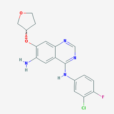 Picture of (S)-N4-(3-Chloro-4-fluorophenyl)-7-((tetrahydrofuran-3-yl)oxy)quinazoline-4,6-diamine