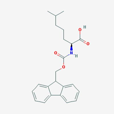 Picture of (S)-2-((((9H-Fluoren-9-yl)methoxy)carbonyl)amino)-6-methylheptanoic acid