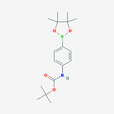 Picture of tert-Butyl (4-(4,4,5,5-tetramethyl-1,3,2-dioxaborolan-2-yl)phenyl)carbamate