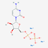 Picture of Sodium ((2R,3S,4R,5R)-5-(4-amino-2-oxopyrimidin-1(2H)-yl)-3,4-dihydroxytetrahydrofuran-2-yl)methyl diphosphate