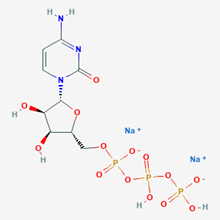 Picture of Sodium ((2R,3S,4R,5R)-5-(4-amino-2-oxopyrimidin-1(2H)-yl)-3,4-dihydroxytetrahydrofuran-2-yl)methyl dihydrogentriphosphate