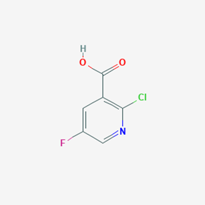 Picture of 2-Chloro-5-fluoronicotinic acid