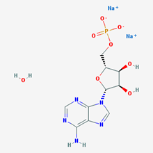 Picture of Sodium ((2R,3S,4R,5R)-5-(6-amino-9H-purin-9-yl)-3,4-dihydroxytetrahydrofuran-2-yl)methyl phosphate hydrate