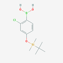 Picture of (4-((tert-Butyldimethylsilyl)oxy)-2-chlorophenyl)boronic acid