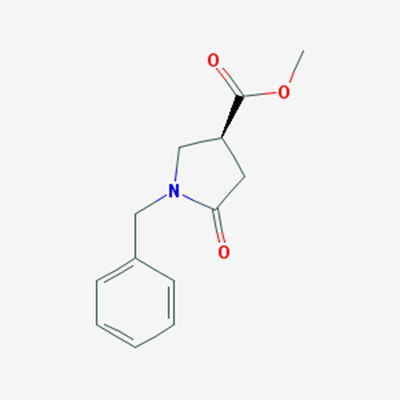 Picture of (S)-1-BENZYL-5-OXO-PYRROLIDINE-3-CARBOXYLIC ACID METHYL ESTER