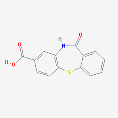 Picture of 11-Oxo-10,11-dihydrodibenzo[b,f][1,4]thiazepine-8-carboxylic acid