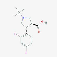 Picture of (3S,4R)-1-tert-Butyl-4-(2,4-difluorophenyl)pyrrolidine-3-carboxylic acid