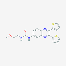 Picture of 1-(2,3-Di(thiophen-2-yl)quinoxalin-6-yl)-3-(2-methoxyethyl)urea