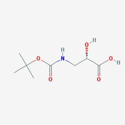 Picture of (S)-3-((tert-Butoxycarbonyl)amino)-2-hydroxypropanoic acid