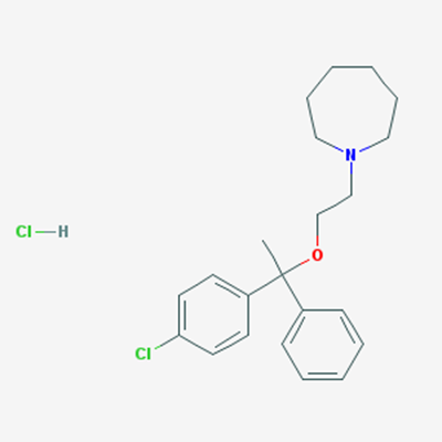 Picture of 1-(2-(1-(4-Chlorophenyl)-1-phenylethoxy)ethyl)azepane hydrochloride