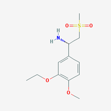 Picture of (S)-1-(3-Ethoxy-4-methoxyphenyl)-2-(methylsulfonyl)ethanamine