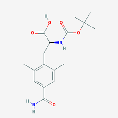 Picture of (S)-2-((tert-Butoxycarbonyl)amino)-3-(4-carbamoyl-2,6-dimethylphenyl)propanoic acid