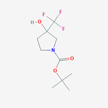 Picture of tert-Butyl 3-hydroxy-3-(trifluoromethyl)pyrrolidine-1-carboxylate