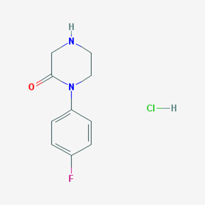 Picture of 1-(4-Fluorophenyl)piperazin-2-one hydrochloride