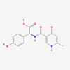 Picture of (R)-2-(4-Hydroxy-6-methylnicotinamido)-2-(4-hydroxyphenyl)acetic acid