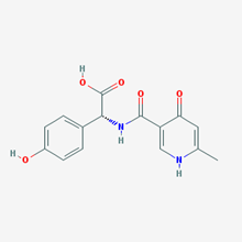 Picture of (R)-2-(4-Hydroxy-6-methylnicotinamido)-2-(4-hydroxyphenyl)acetic acid