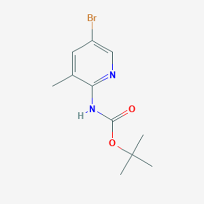 Picture of tert-Butyl (5-bromo-3-methylpyridin-2-yl)carbamate