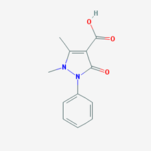 Picture of 1,5-Dimethyl-3-oxo-2-phenyl-2,3-dihydro-1H-pyrazole-4-carboxylic acid