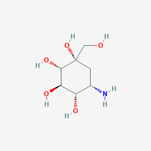 Picture of (1S,2S,3R,4S,5S)-5-Amino-1-(hydroxymethyl)cyclohexane-1,2,3,4-tetraol