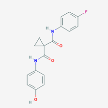 Picture of N-(4-Fluorophenyl)-N-(4-hydroxyphenyl)cyclopropane-1,1-dicarboxamide