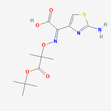 Picture of (Z)-2-(2-Aminothiazol-4-yl)-2-(((1-(tert-butoxy)-2-methyl-1-oxopropan-2-yl)oxy)imino)acetic acid