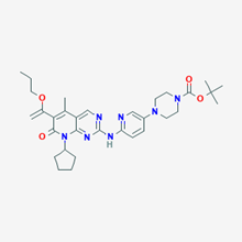 Picture of tert-Butyl 4-(6-((6-(1-butoxyvinyl)-8-cyclopentyl-5-methyl-7-oxo-7,8-dihydropyrido[2,3-d]pyrimidin-2-yl)amino)pyridin-3-yl)piperazine-1-carboxylate