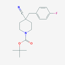 Picture of tert-Butyl 4-cyano-4-(4-fluorobenzyl)piperidine-1-carboxylate