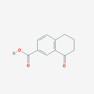 Picture of 8-Oxo-5,6,7,8-tetrahydronaphthalene-2-carboxylic acid