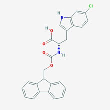 Picture of (S)-2-((((9H-Fluoren-9-yl)methoxy)carbonyl)amino)-3-(6-chloro-1H-indol-3-yl)propanoic acid