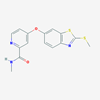 Picture of N-Methyl-4-((2-(methylthio)benzo[d]thiazol-6-yl)oxy)picolinamide