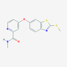 Picture of N-Methyl-4-((2-(methylthio)benzo[d]thiazol-6-yl)oxy)picolinamide