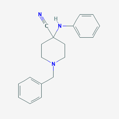 Picture of 1-Benzyl-4-(phenylamino)piperidine-4-carbonitrile