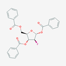 Picture of (2R,3S,4R,5R)-5-((Benzoyloxy)methyl)-3-fluorotetrahydrofuran-2,4-diyl dibenzoate