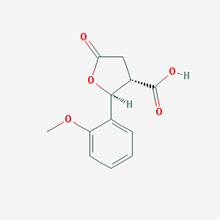 Picture of trans-2-(2-Methoxyphenyl)-5-oxotetrahydrofuran-3-carboxylic acid