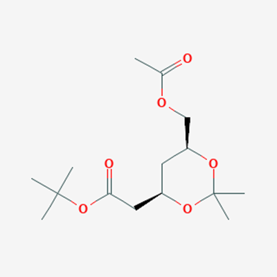 Picture of tert-Butyl (4R-cis)-6-[(acetyloxy)methyl]-2,2-dimethyl-1,3-dioxane-4-acetate