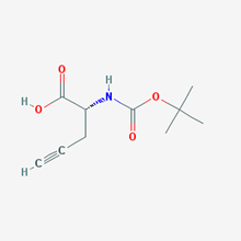 Picture of (R)-2-((tert-Butoxycarbonyl)amino)pent-4-ynoic acid